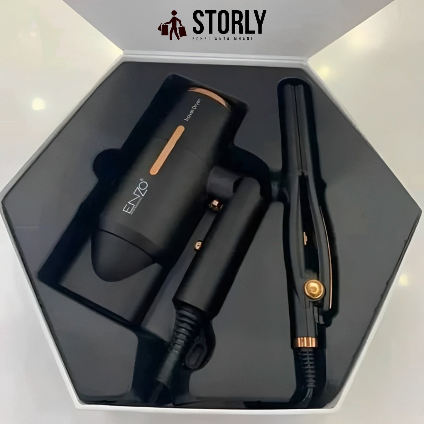 Pack séchoir+lisseur Enzo