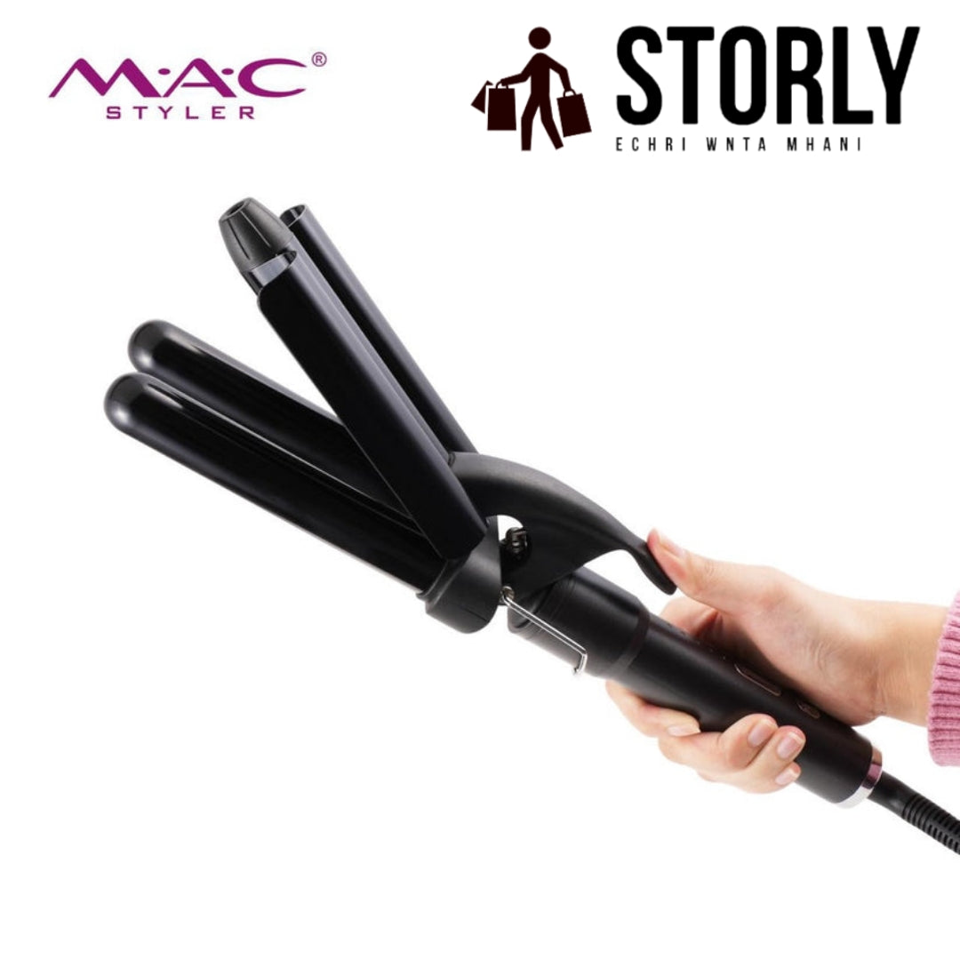 BOUCLEUR PROFESSIONNEL MAC-MC331 TRIPLE BARILS